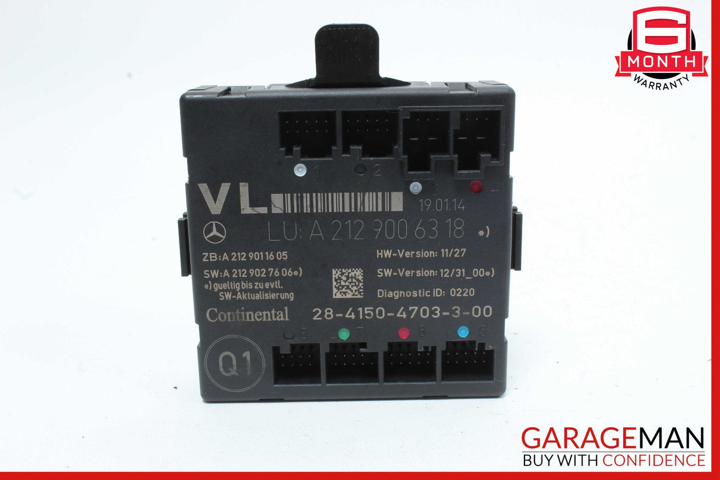 08-18 Mercedes W207 E350 C250 CLS550 Front Left Side Door Control Module OEM