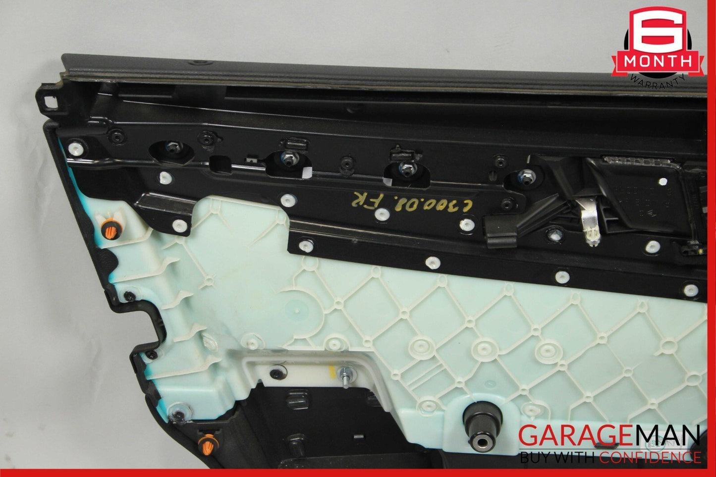 08-11 Mercedes W204 C300 Front Right Passenger Side Interior Door Panel Black