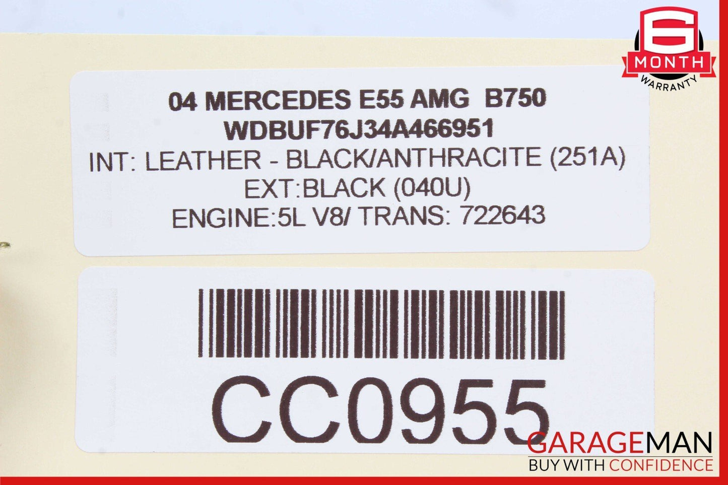 03-09 Mercedes W211 E55 E63 AMG Front Left Side Door Control Module Unit OEM