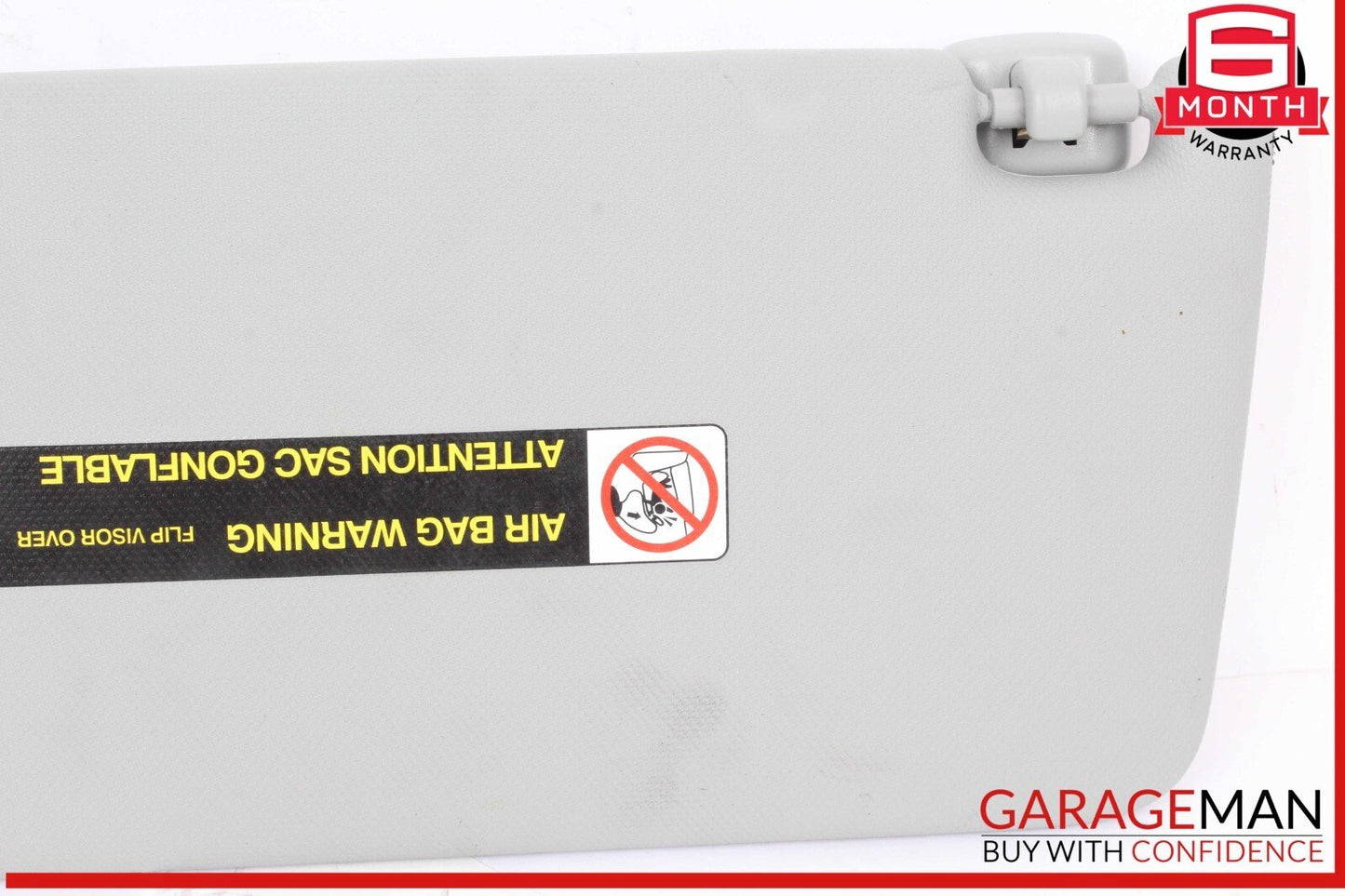 17-24 Audi A4 Front Right Passenger Side Sun Visor Sunvisor Gray 8H0010501 OEM
