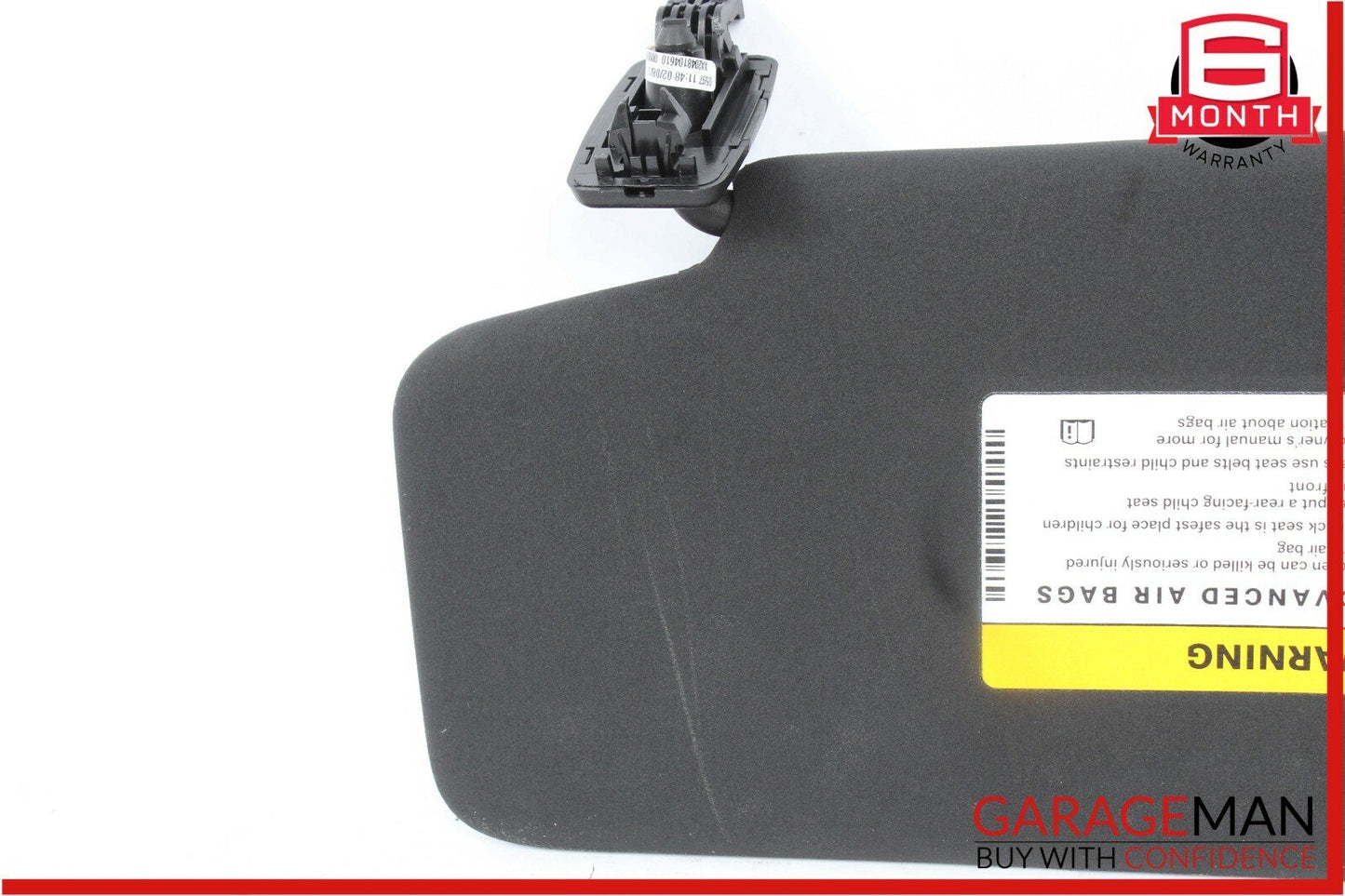 08-14 Mercedes W204 C350 C250 Front Right Side Sun Visor Sunvisor Shade Black