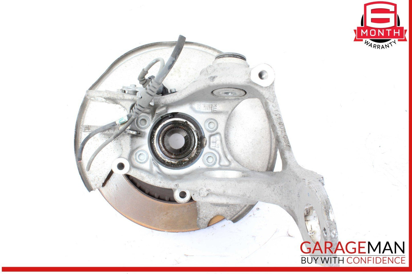 15-24 Porsche Macan 95B Rear Right Side Spindle Knuckle Wheel Hub w/ Rotor Disc