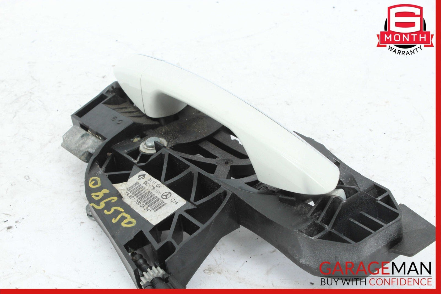 07-13 Mercedes W221 S550 Rear Right Side Exterior Door Handle Keyless Go White