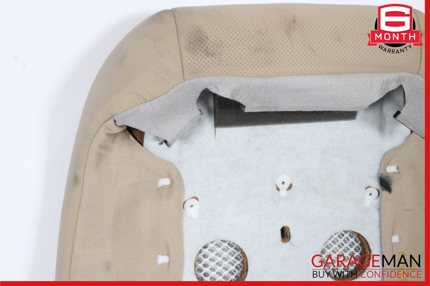 06-11 Mercedes W219 CLS500 Front Right or Left Side Top Upper Seat Cushion Brown