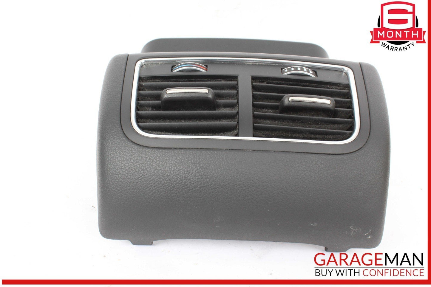 09-17 Audi SQ5 Q5 Rear Center Console AC A/C Air Vent Panel Black 8K0864376 OEM