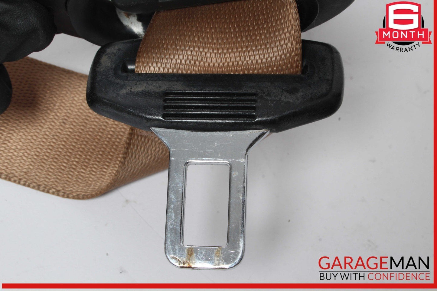 10-16 Porsche Panamera 970 Front Left Driver Side Seat Belt Brown 34045976C OEM