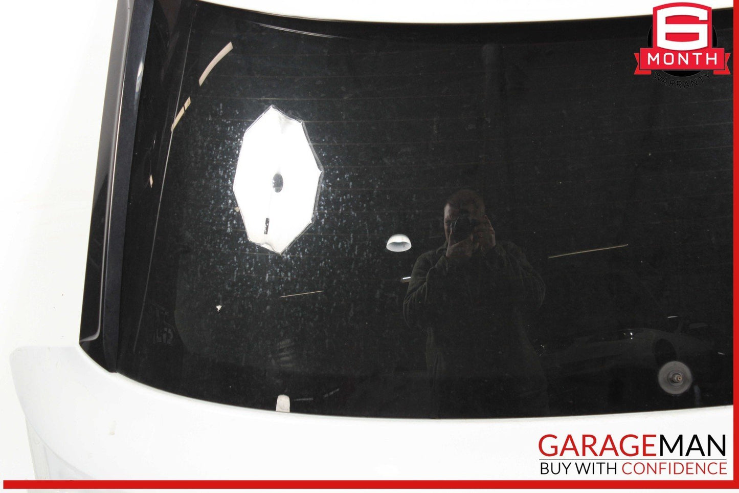 17-19 Audi Q7 Trunk Lid Liftgate Tailgate Hatch Shell White OEM