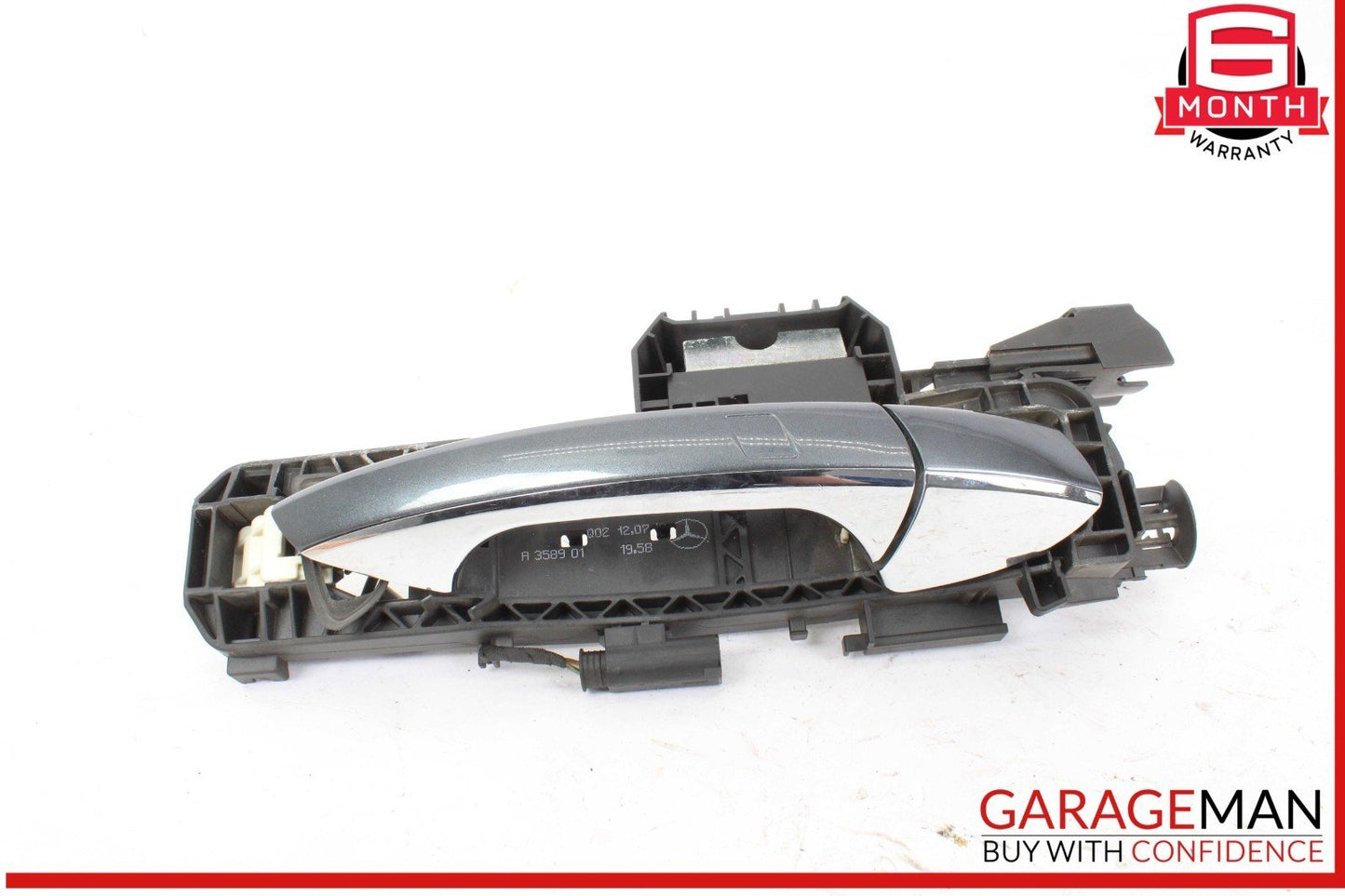 12-16 Mercedes X166 GL450 Right Passenger Side Exterior Door Handle Gray OEM