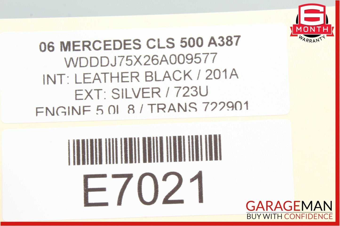 06-11 Mercedes W219 CLS550 CLS500 Rear Right Passenger Side Door Control Module