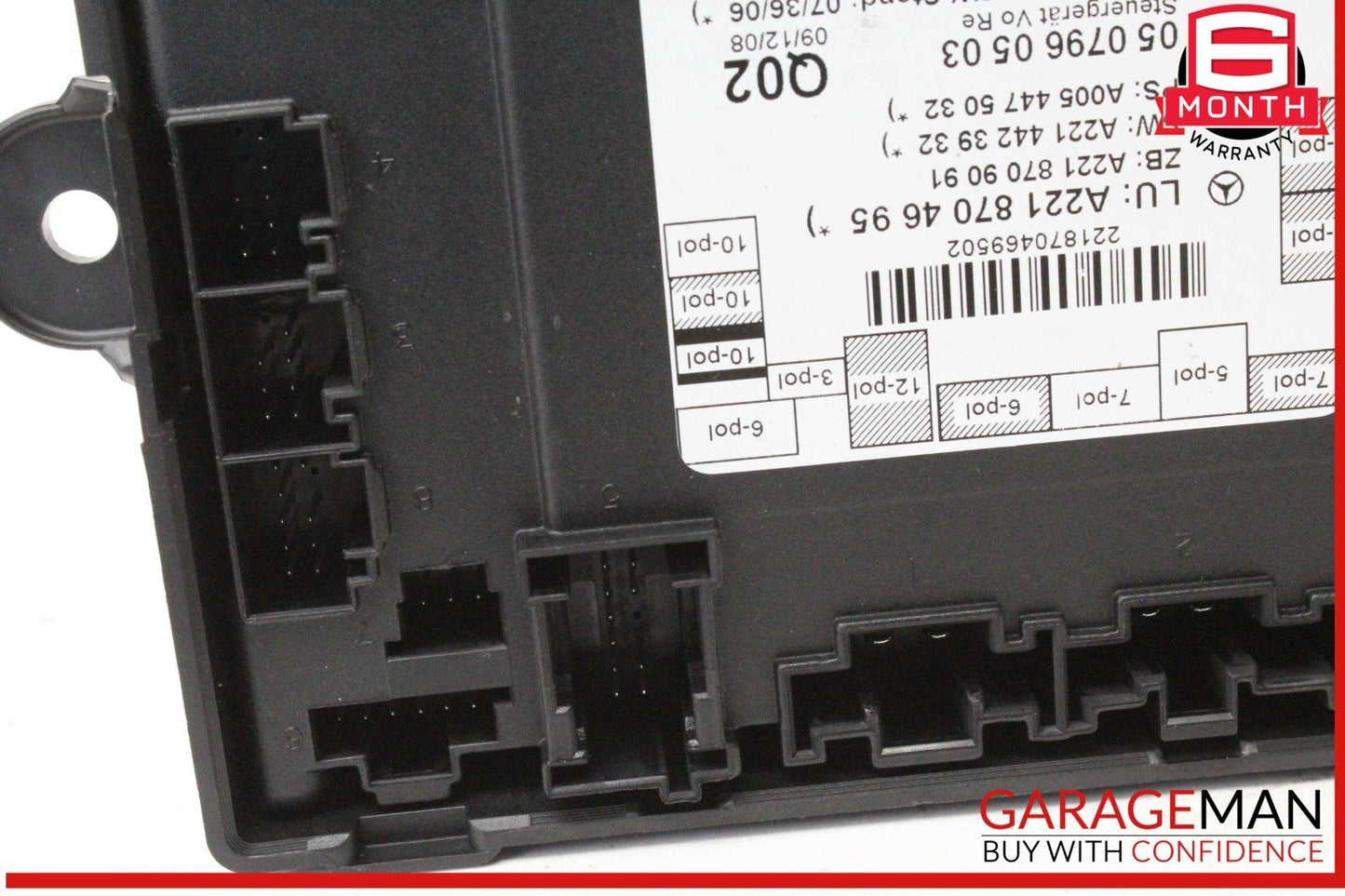 07-13 Mercedes W221 S550 S600 S63 AMG Front Right Side Door Control Module Unit