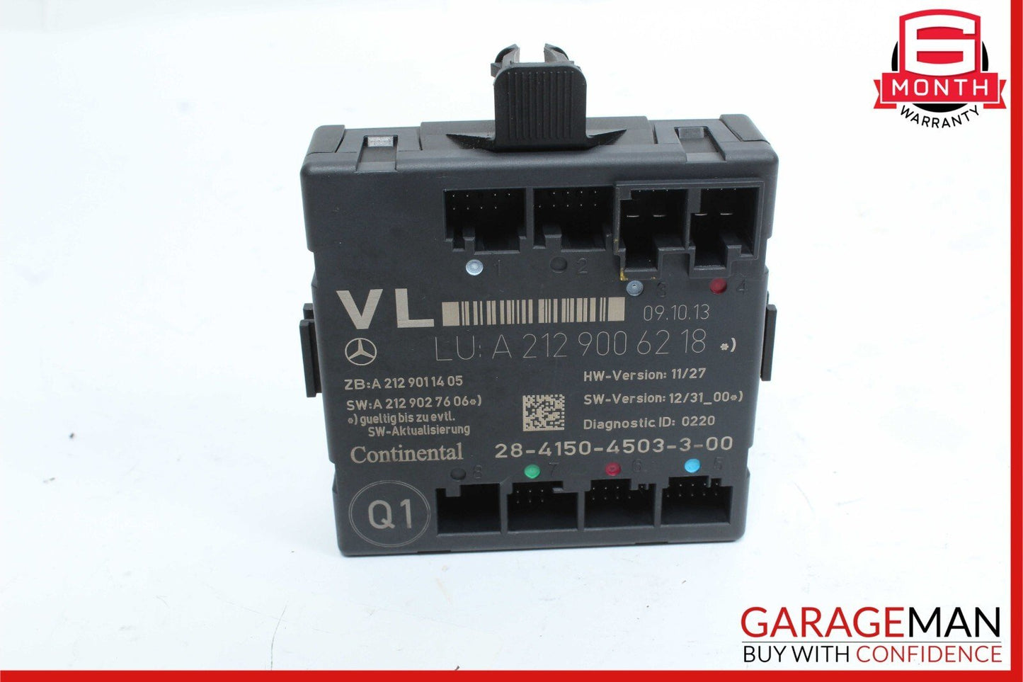 08-14 Mercedes W204 C250 C300 Front Left Driver Side Door Control Module Unit