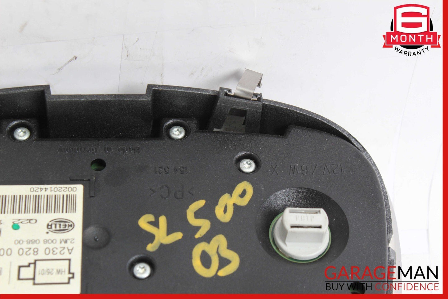03-04 Mercedes R230 SL500 SL55 AMG Front Top Upper Overhead Dome Light Lamp Grey