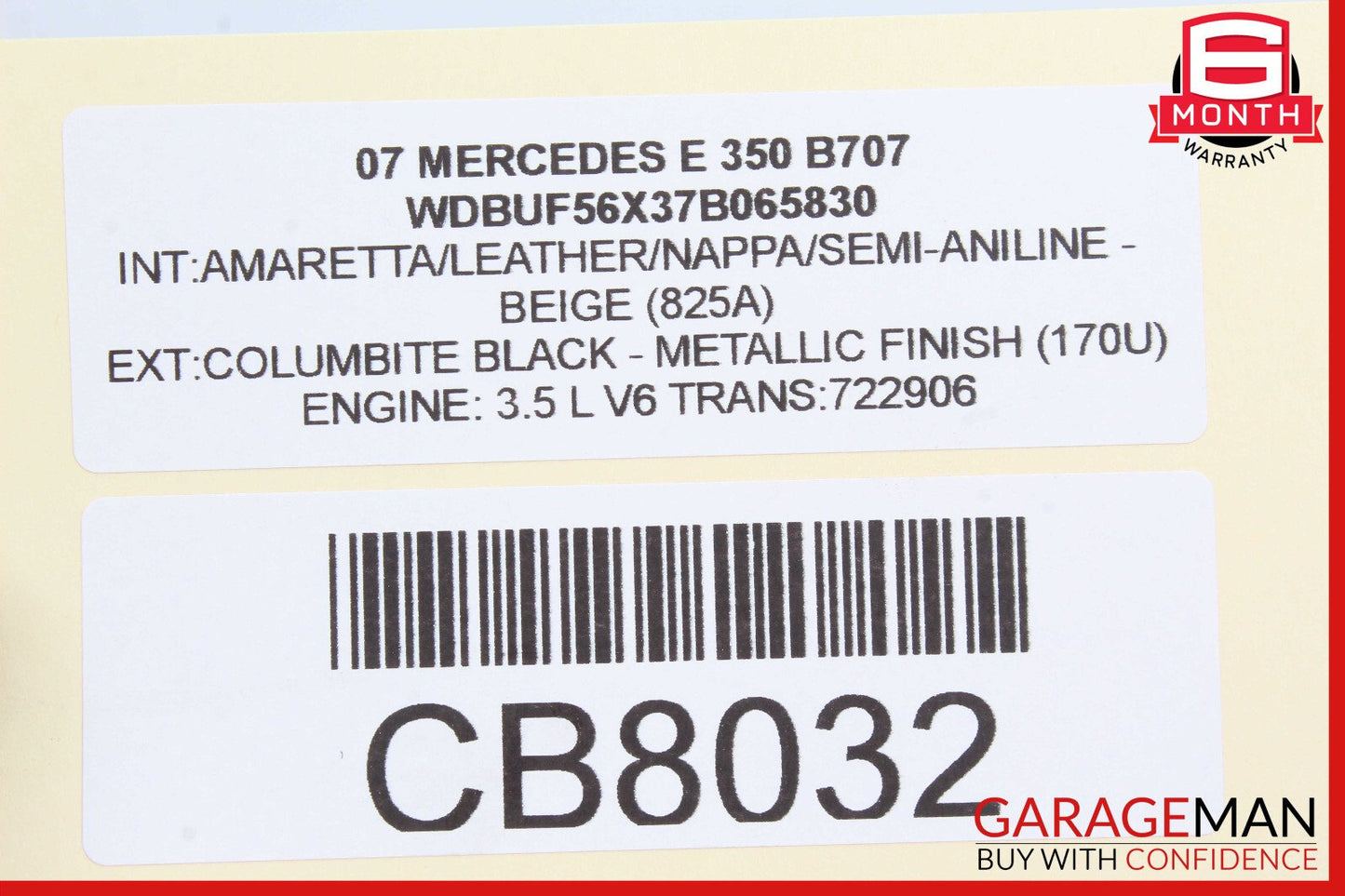 03-09 Mercedes W211 E350 E55 E550 Front Left Driver Side Door Control Module OEM