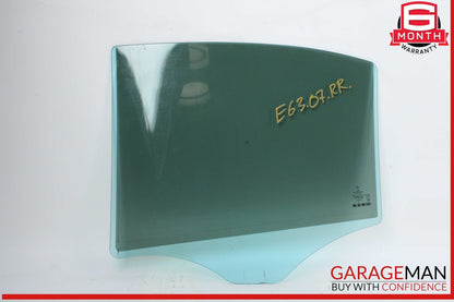 03-09 Mercedes W211 E63 AMG E550 E500 Rear Right Side Door Window Auto Glass OEM