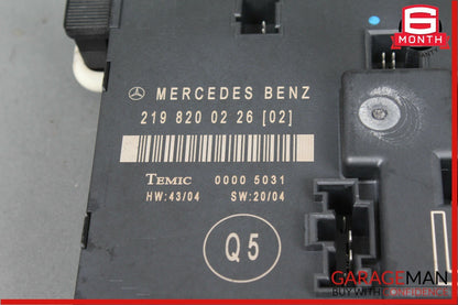 06-11 Mercedes W219 CLS55 Rear Left Door Control Module 2198200226 OEM