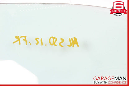 12-19 Mercedes X166 GL450 GLE43 AMG GLS550 Front Right Door Window Glass OEM