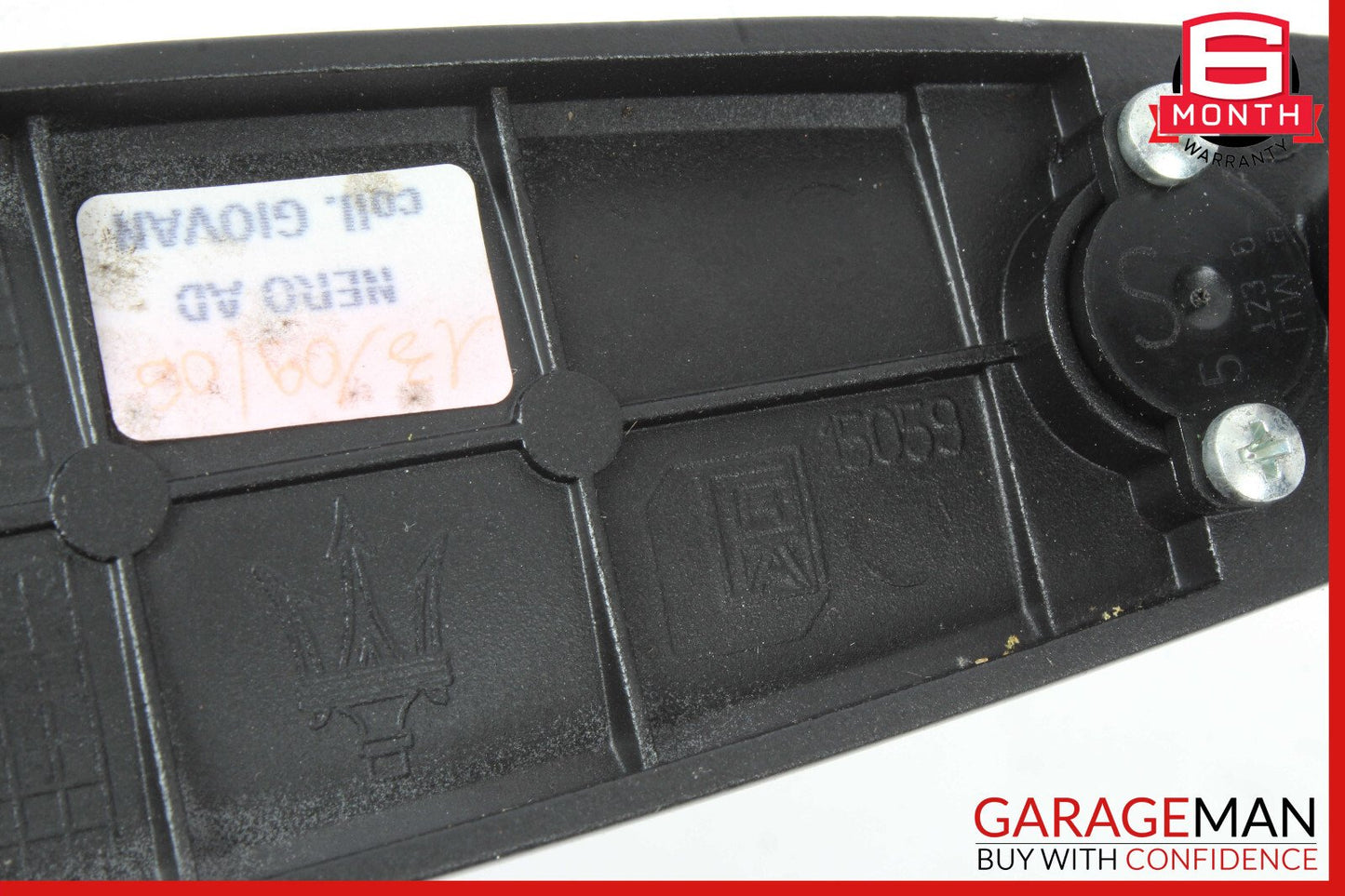 03-13 Maserati Quattroporte M139 Interior Roof Grab Handle Front Right Side OEM