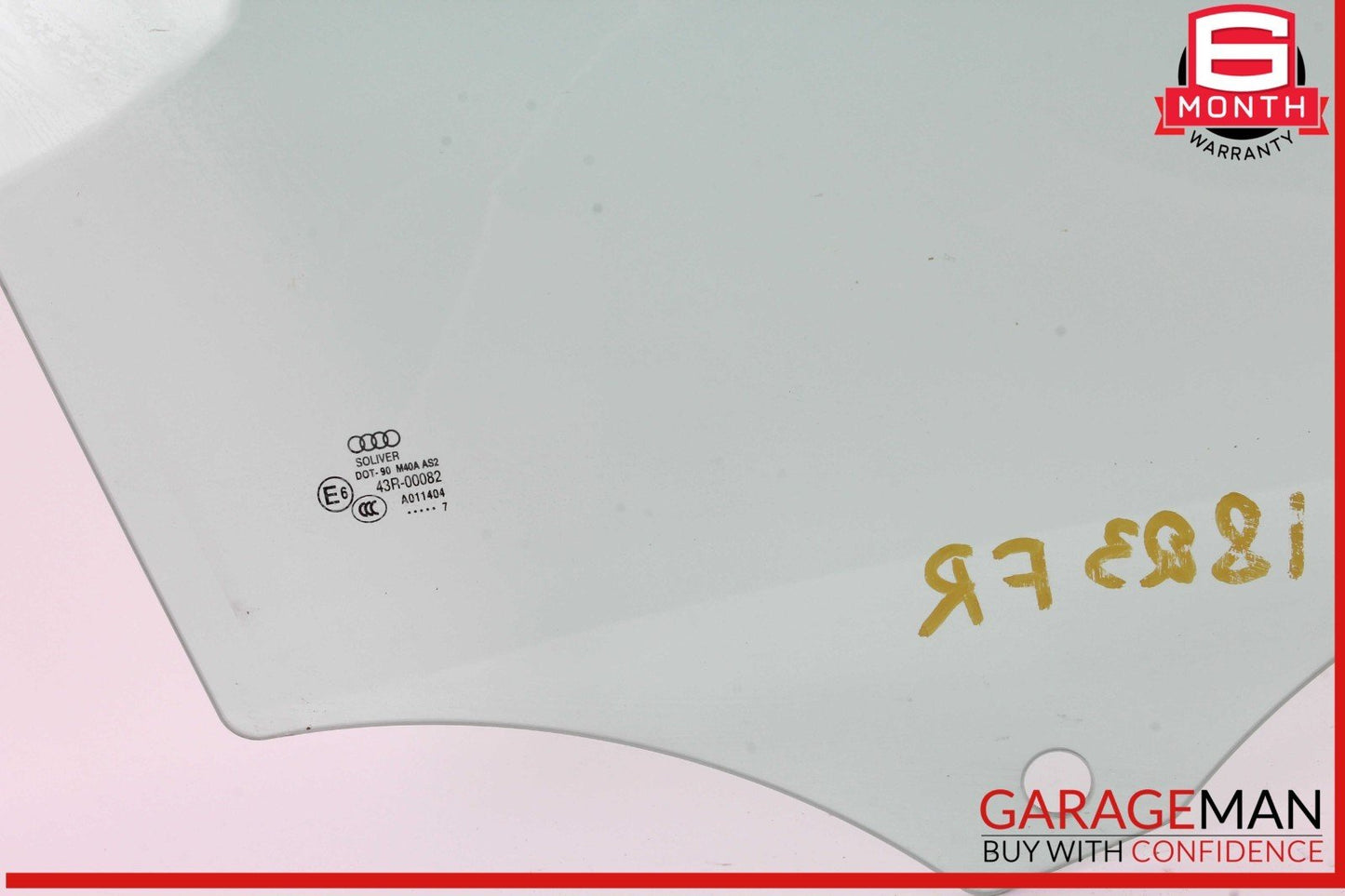 15-18 Audi Q3 Front Right Passenger Side Door Window Glass OEM