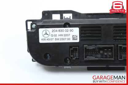 08-11 Mercedes W204 C300 C63 AMG AC A/C Heater Climate Control 2048300290 OEM