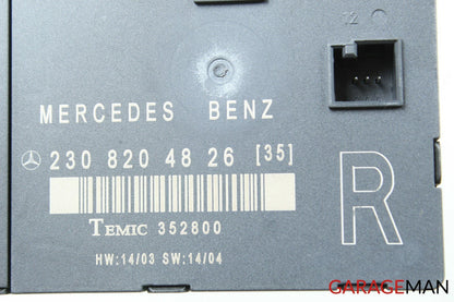 03-08 Mercedes R230 SL500 Front Right Passenger Side Door Control Module Q3 OEM