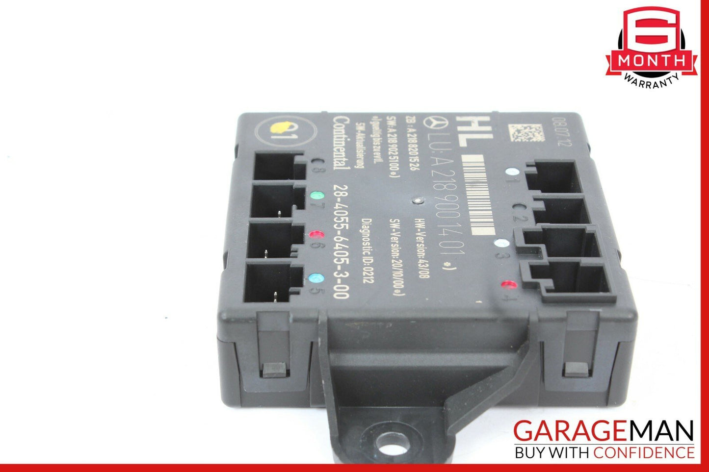 08-14 Mercedes W204 C300 C350 Rear Left Side Door Control Module 2189001401 OEM