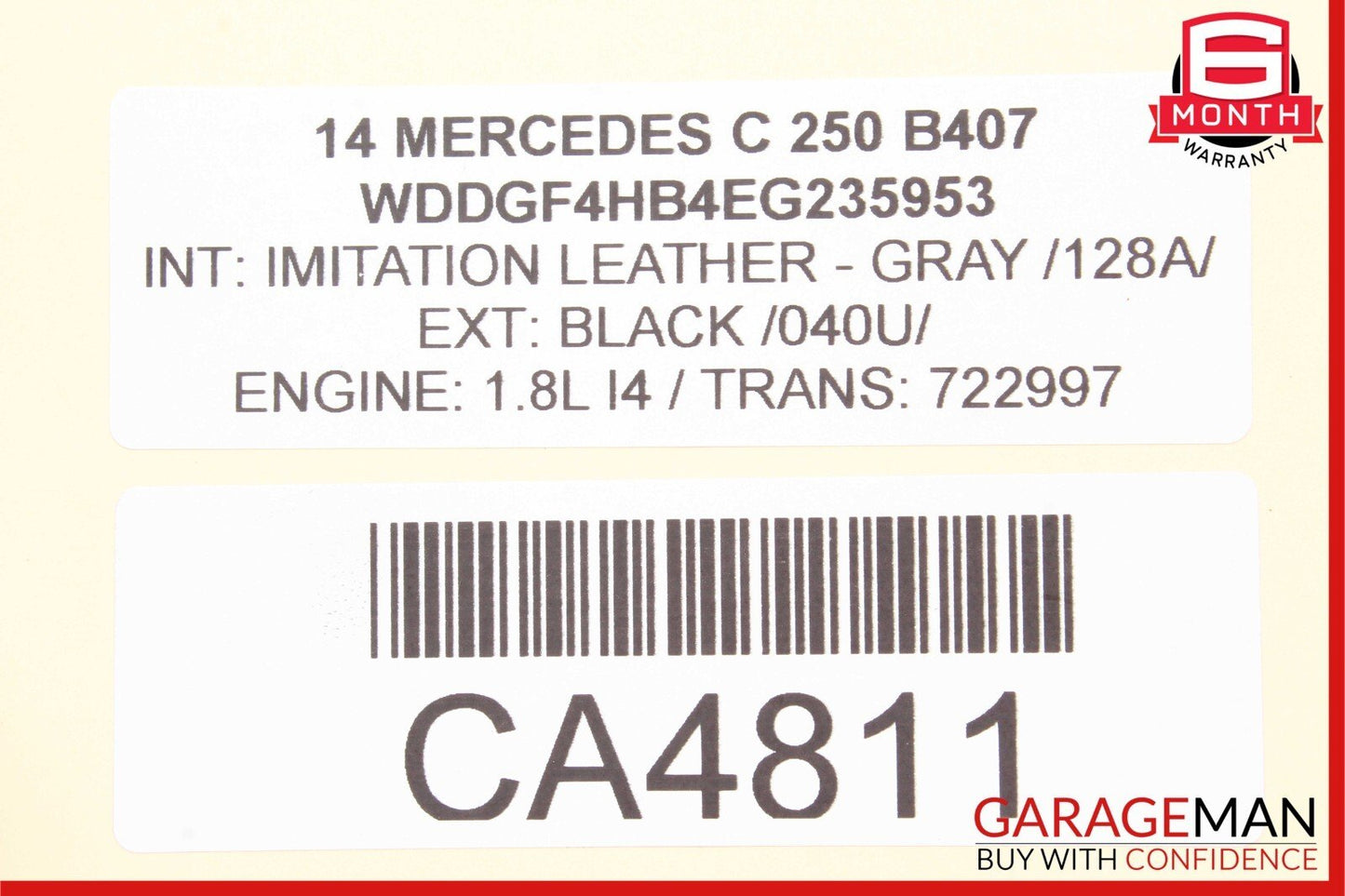 12-15 Mercedes W204 C250 SLK250 1.8L Engine Throttle Valve Body 2661410525 OEM