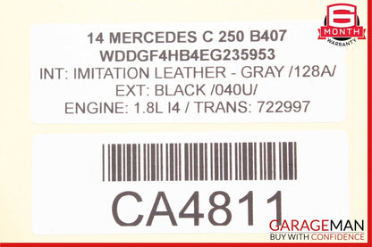 12-15 Mercedes W204 C250 SLK250 1.8L Engine Throttle Valve Body 2661410525 OEM