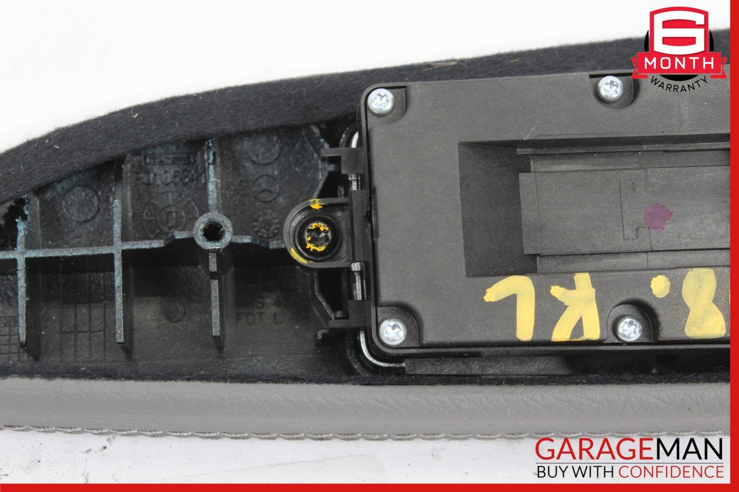 07-13 Mercedes W221 S550 Rear Left Side Door Window Switch Control Trim Gray OEM
