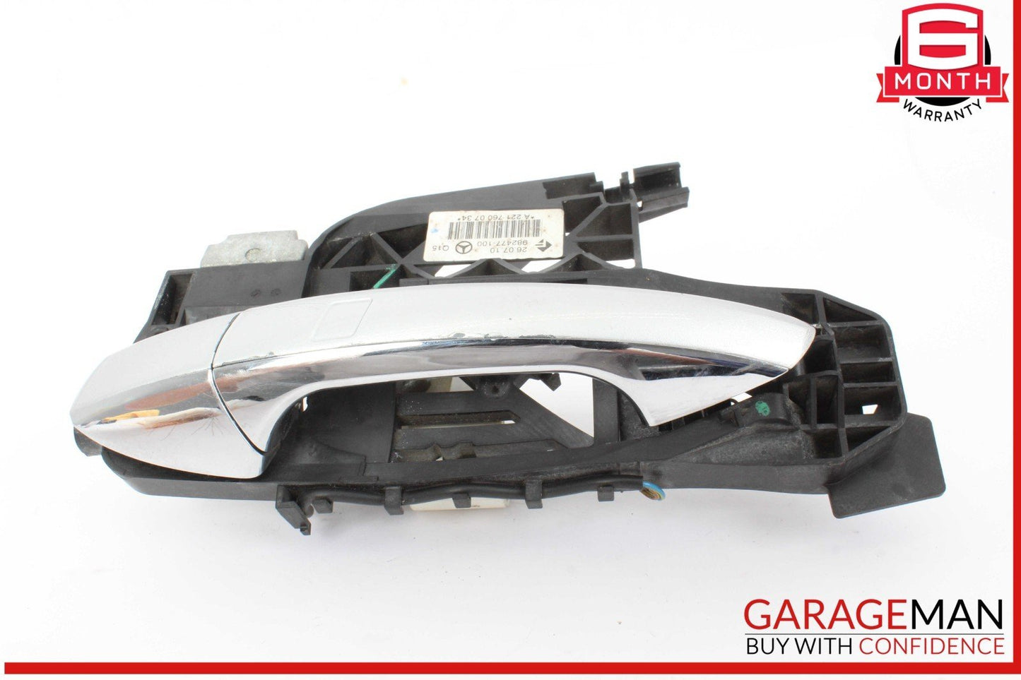 07-13 Mercedes W221 S550 S400 Rear Left Side Exterior Door Handle Keyless Go OEM