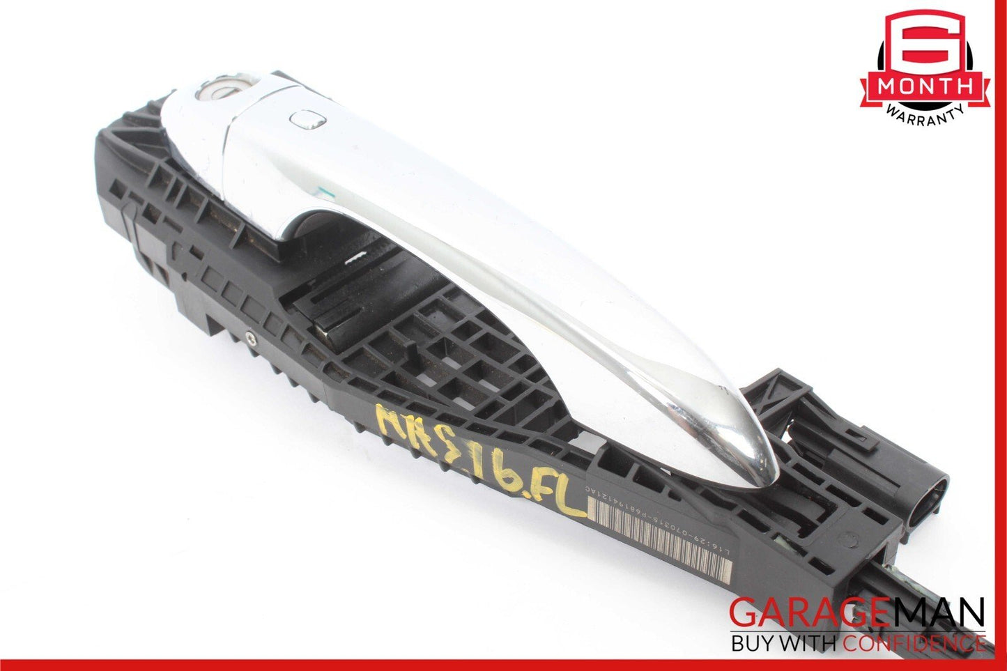 14-17 Maserati Ghibli Front Left Side Exterior Door Handle Assembly Silver