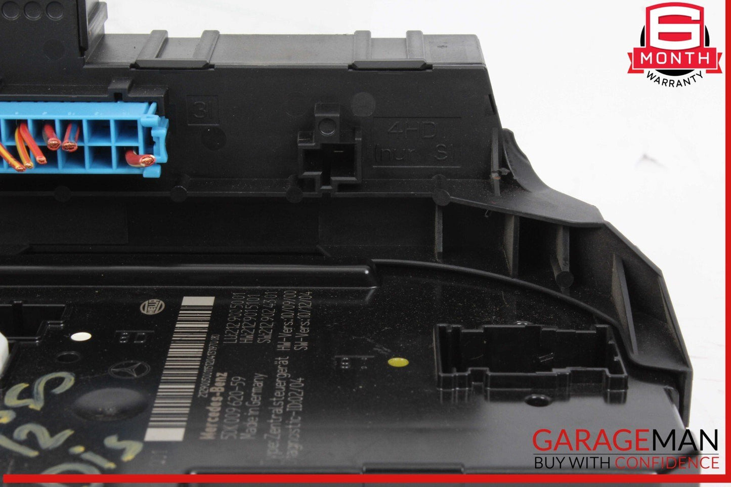 10-18 Mercedes W212 E350 E400 CLS550 Rear SAM Fuse Box Relay Control Module Assy