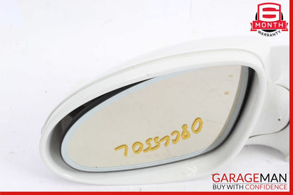 07-09 Mercedes W216 CL550 CL600 Front Left Side Mirror Door Rear View White OEM