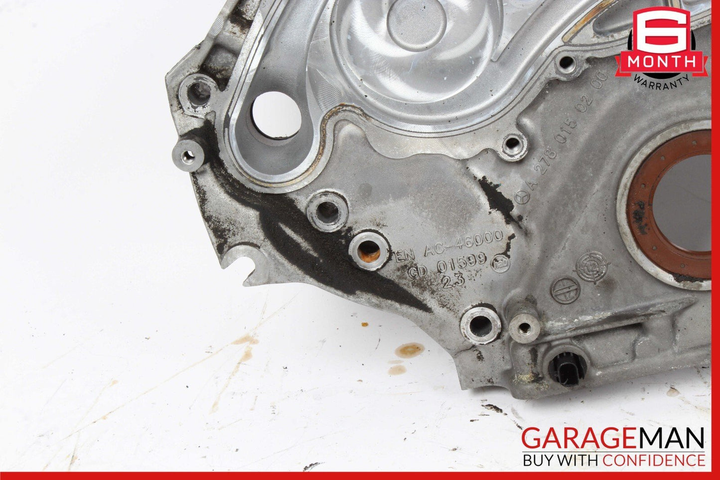 11-20 Mercedes S550 CL550 E550 CLS550 4.7L Engine Motor Timing Cover OEM