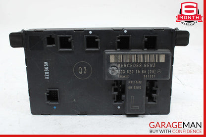 01-07 Mercedes W203 C230 C240 C320 Front Left Door Control Module 2038201585