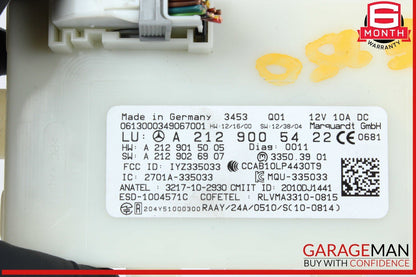 13-20 Mercedes W212 E250 E350 SL550 ML400 Keyless Go Entry Control Module OEM