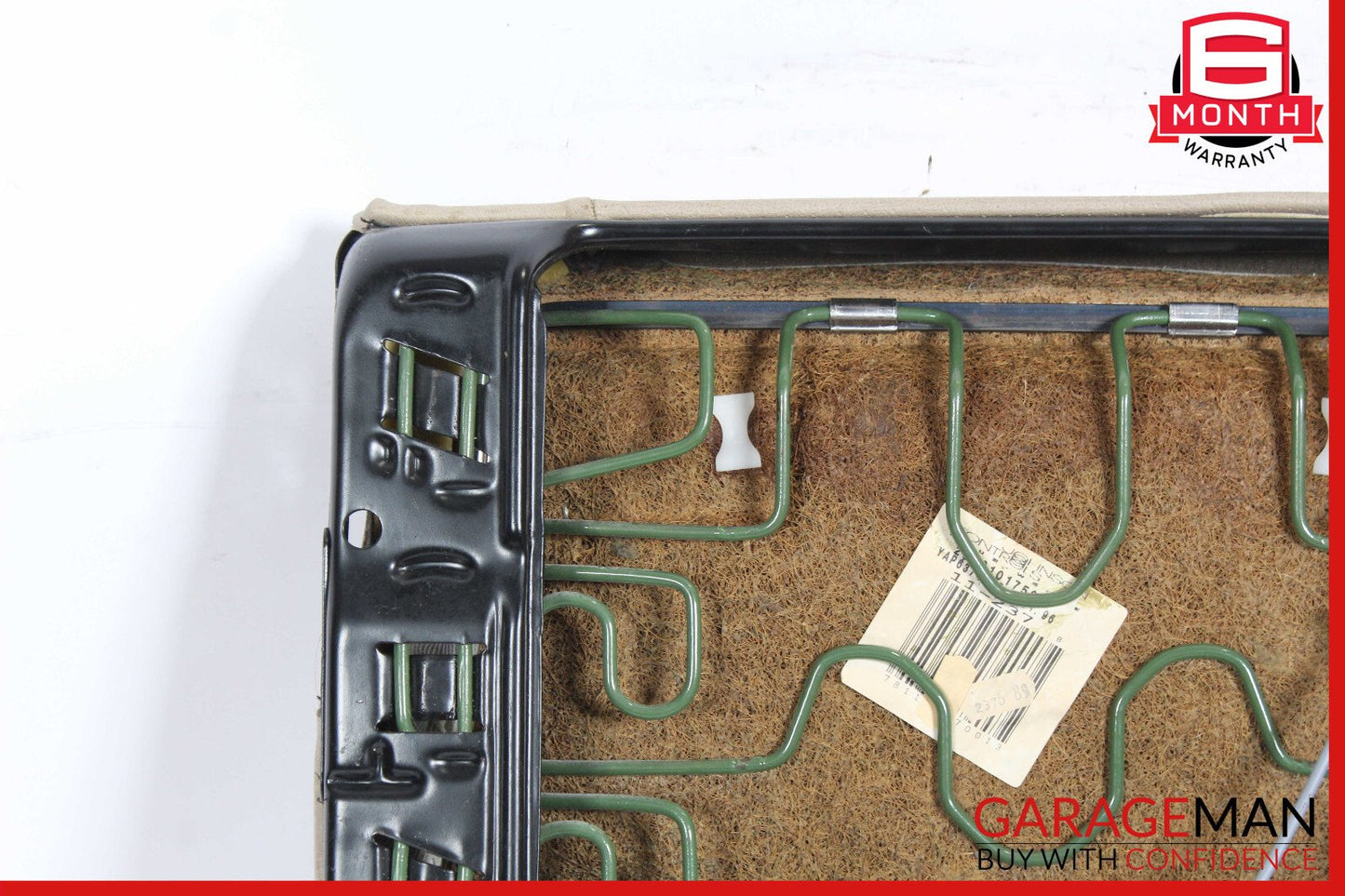 94-00 Mercedes W202 C280 Front Right Lower Bottom Seat Cushion Beige OEM