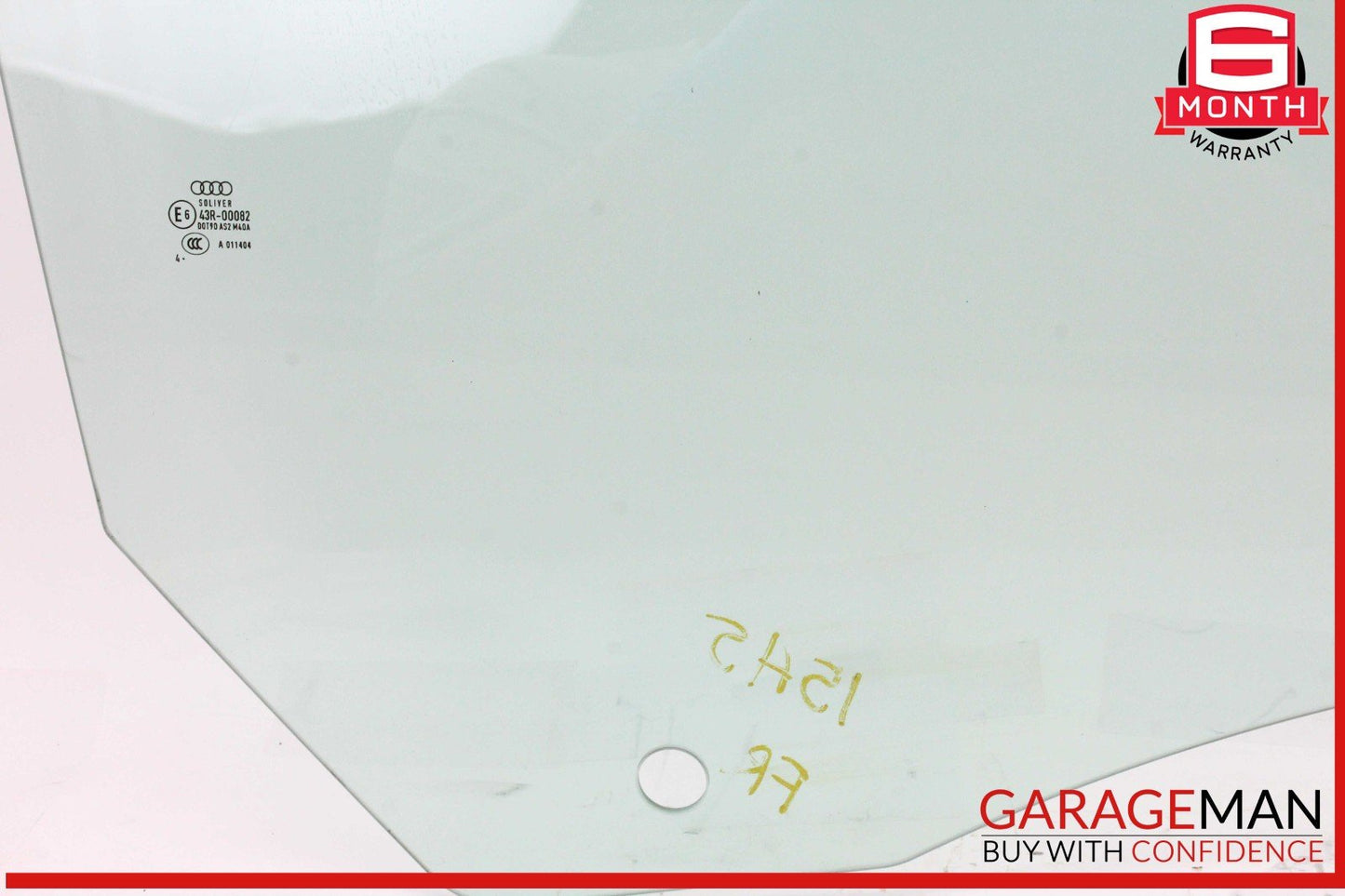 10-17 Audi A5 RS5 Convertible Front Right Door Window Glass OEM