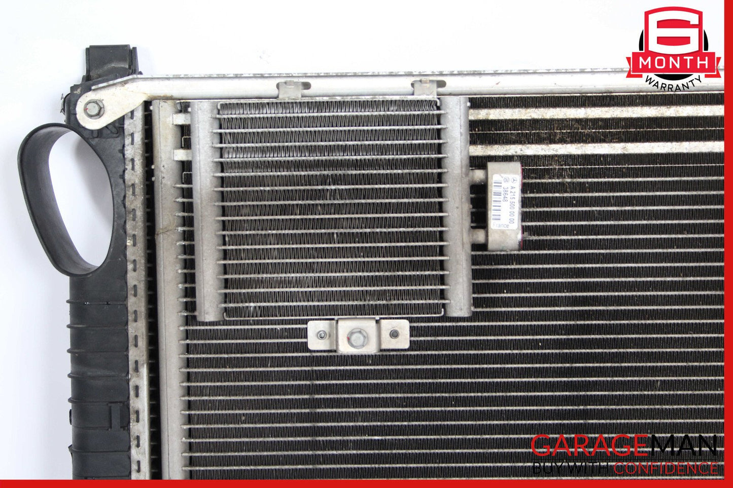 03-06 Mercedes R230 SL500 Cooling Radiator A/C Condensor Oil Cooler OEM