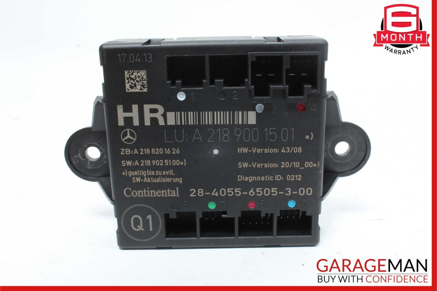 08-18 Mercedes GLK350 E550 CLS550 C300 Rear Right Side Door Control Module OEM