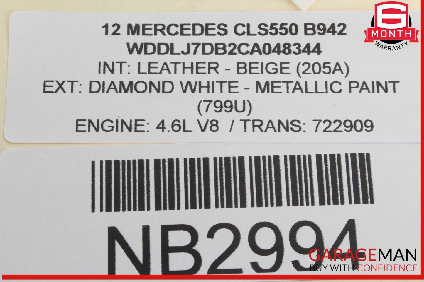 10-18 Mercedes W218 CLS550 Front Left Seat Control Module 1729007500 OEM