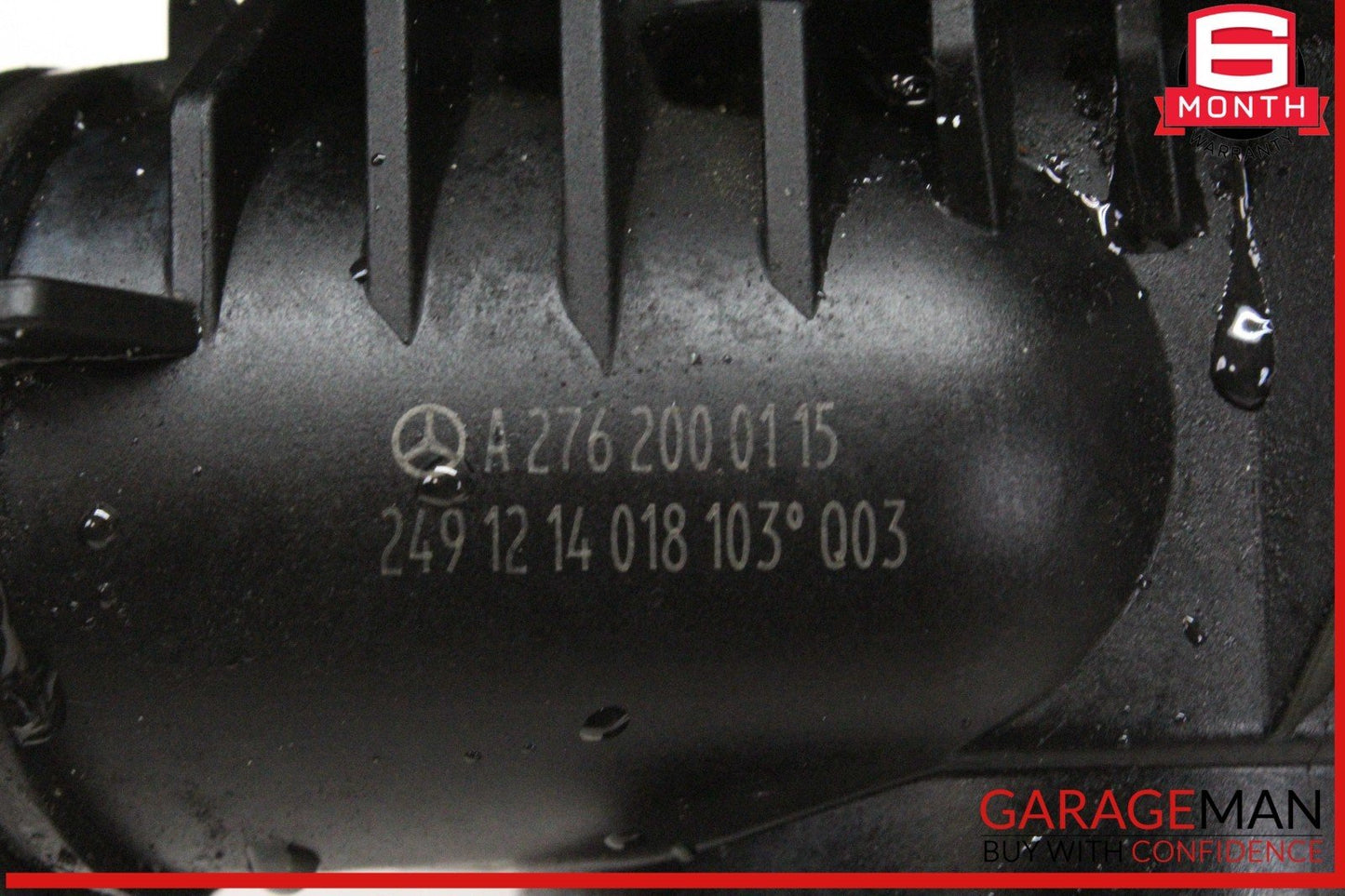 12-16 Mercedes W212 E350 C350 Engine Coolant Thermostat Housing 2762000115 OEM