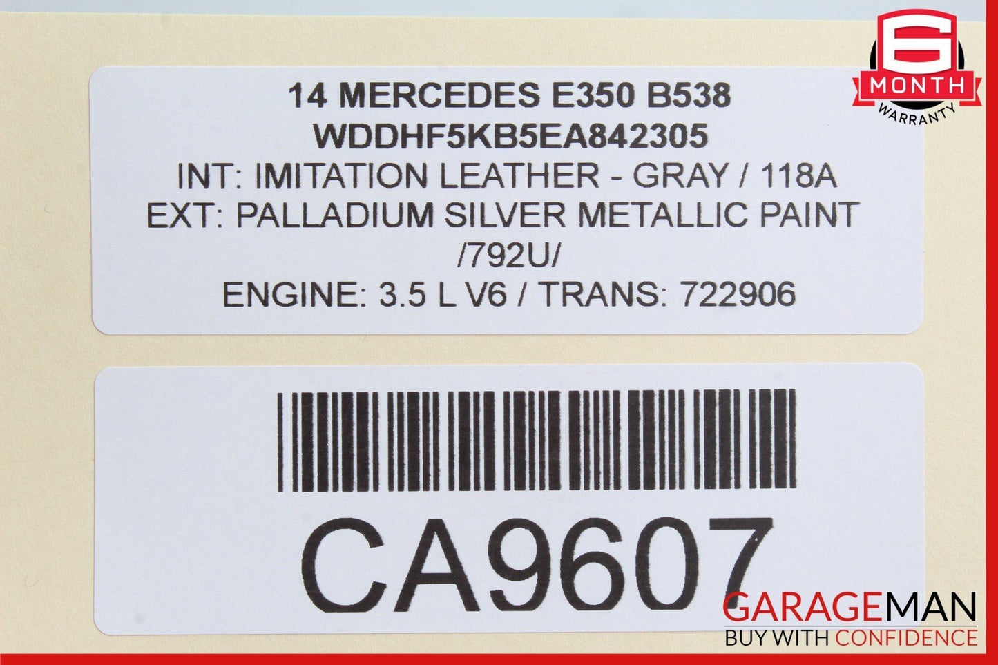 08-18 Mercedes C350 SLK250 CLS550 C250 E400 Front Left Door Controller Module