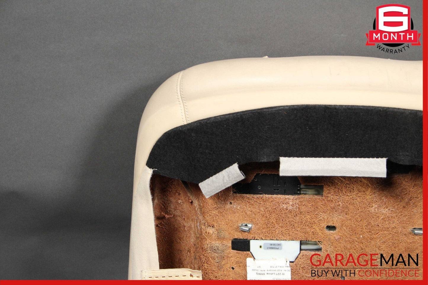 07-09 Mercedes W221 S550 S450 Front Left / Right Top Upper Seat Cushion Beige