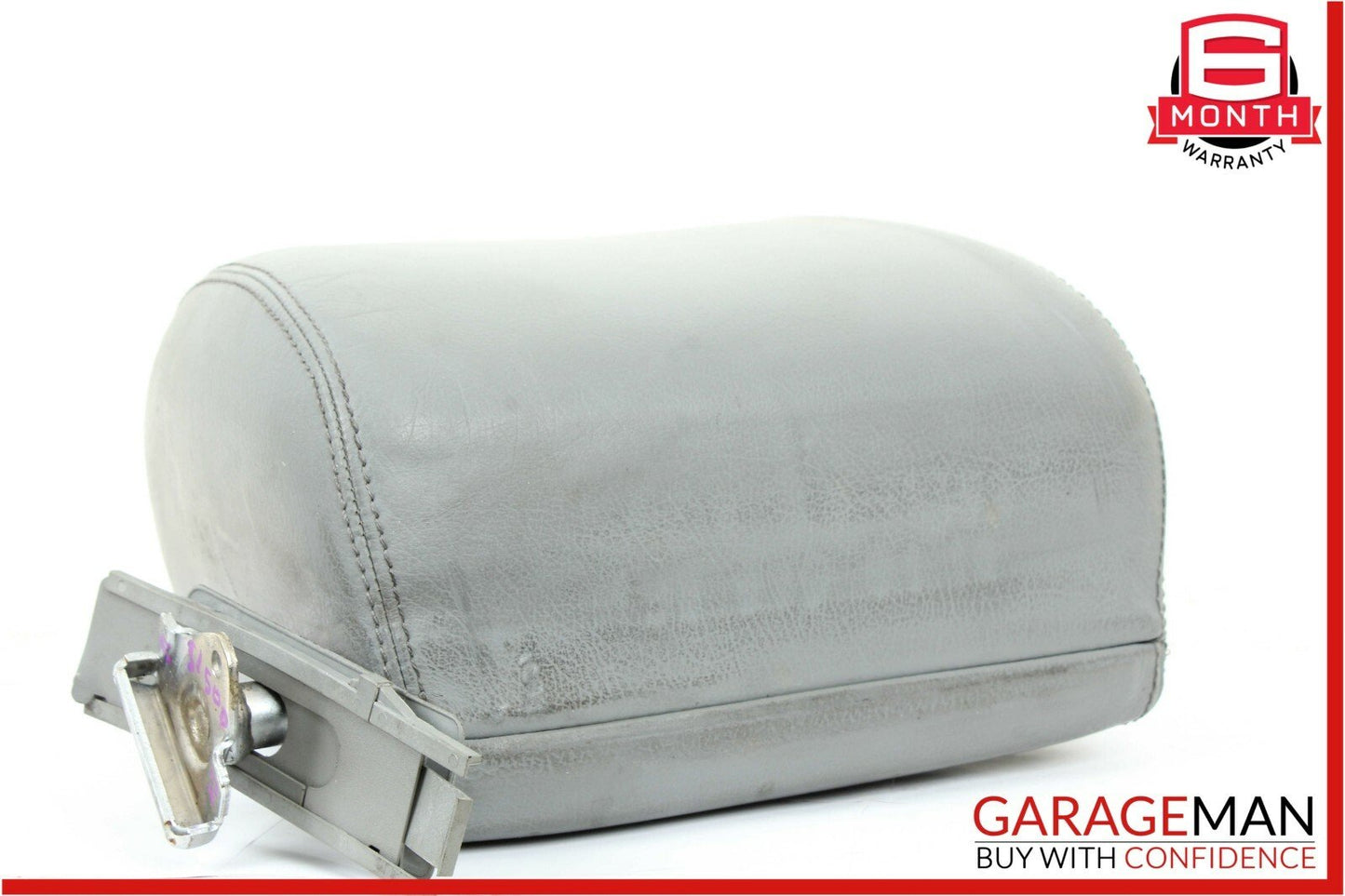 90-02 Mercedes R129 SL500 500SL Front Right Side Seat Headrest Head Rest Gray