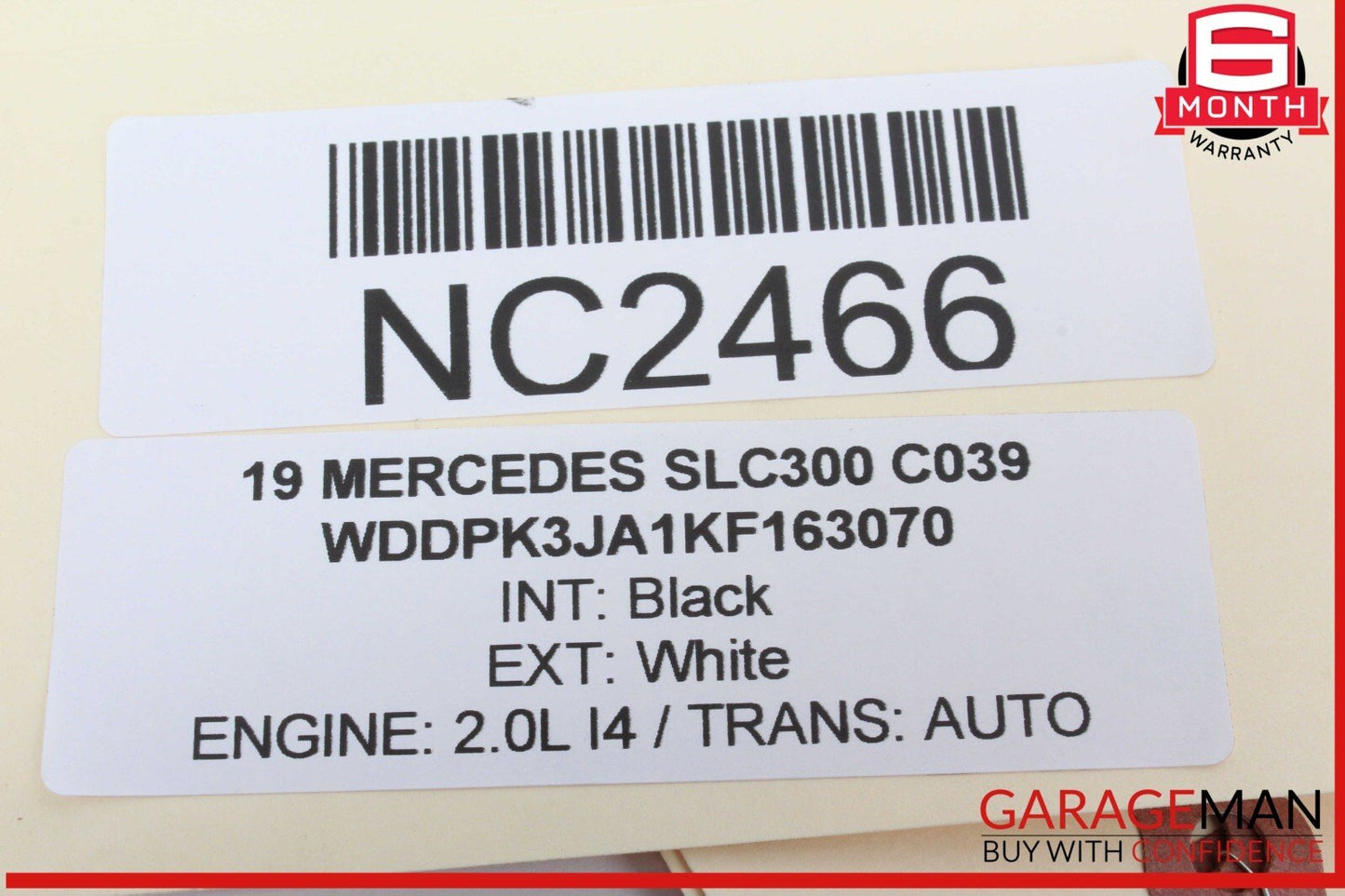 17-20 Mercedes R172 SLC300 Front Left Driver Side Window Regulator Motor OEM