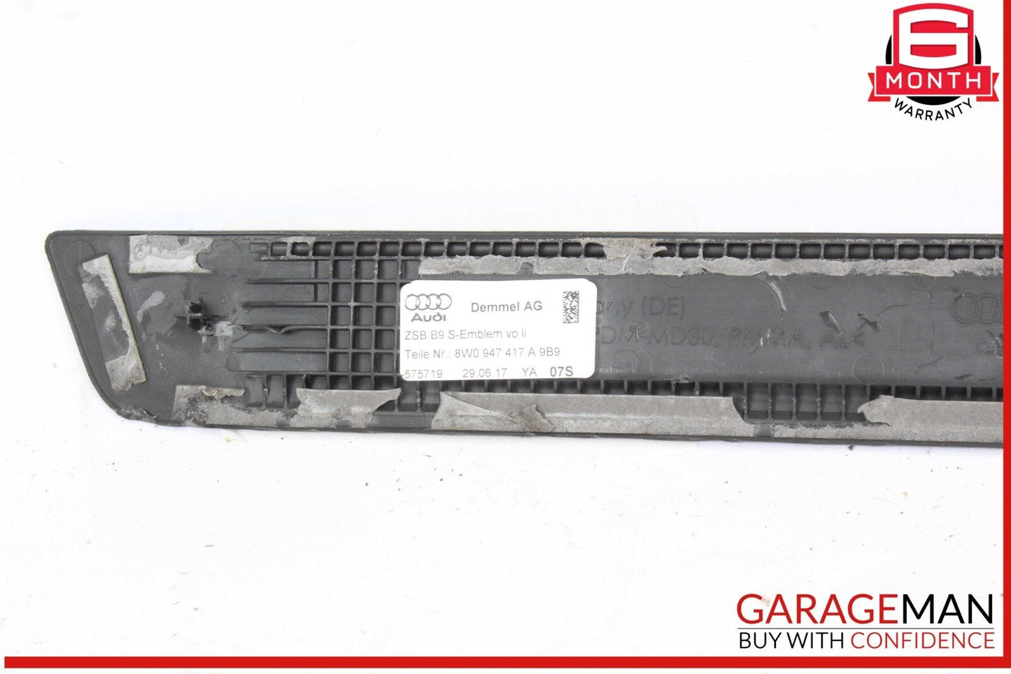 17-24 Audi A4 Front Left & Front Right Side Door Sill Plate Cover Trim OEM