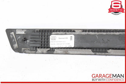 17-24 Audi A4 Front Left & Front Right Side Door Sill Plate Cover Trim OEM