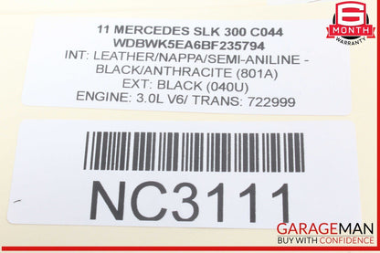 05-11 Mercedes R171 SLK300 SLK280 Front Right Side Door Window Regulator Motor