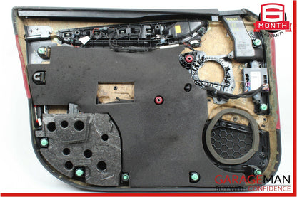 14-18 Maserati Quattroporte Front Right Passenger Side Interior Door Panel Red
