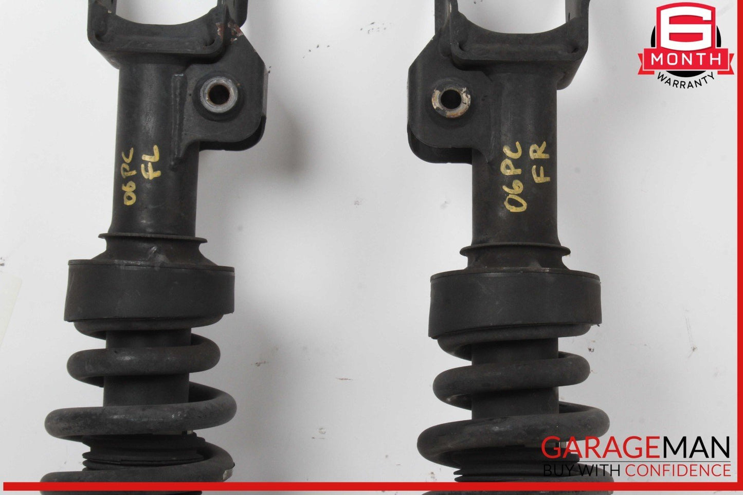 03-10 Porsche Cayenne 955 Front Right & Left Shock Absorber Strut Spring Set OEM